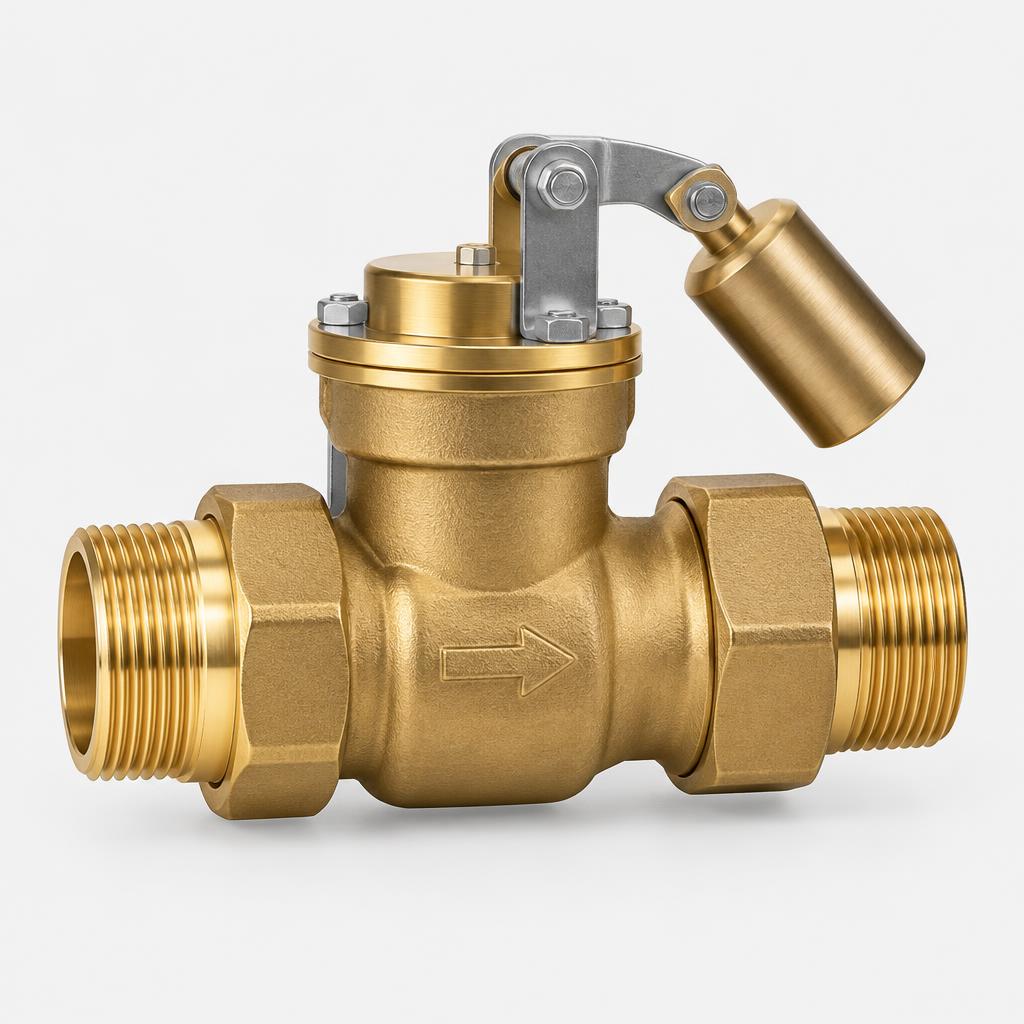 Solar non-return valve and check assembly — illustrative product image