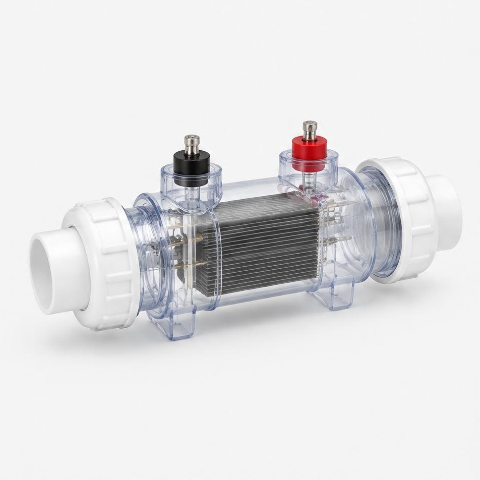 Replacement salt chlorinator cell — illustrative product image