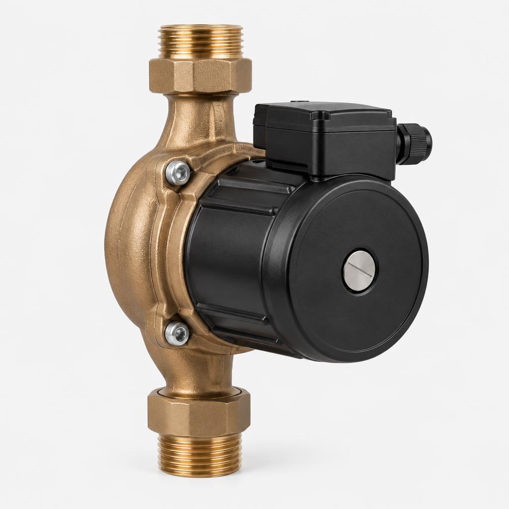 Hot-water recirculation pump — illustrative product image