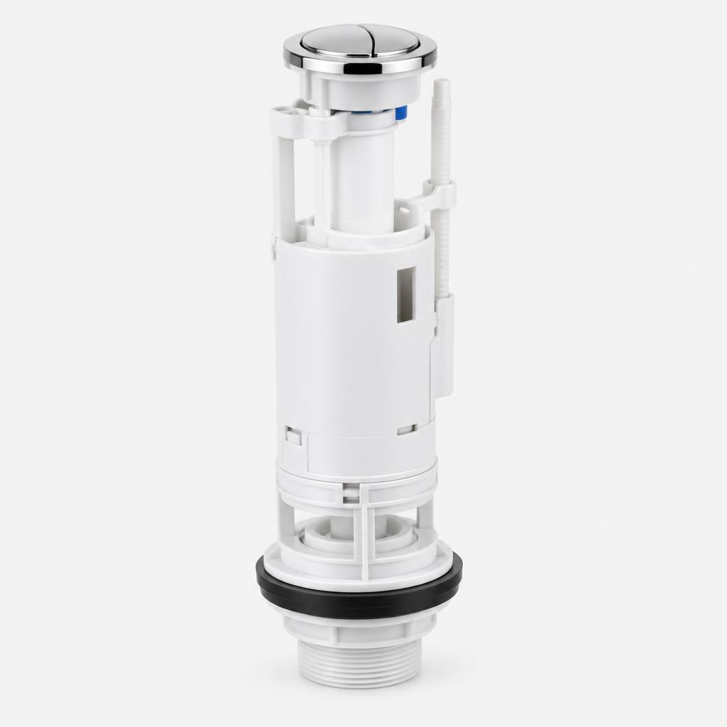Toilet flush outlet valve — illustrative product image