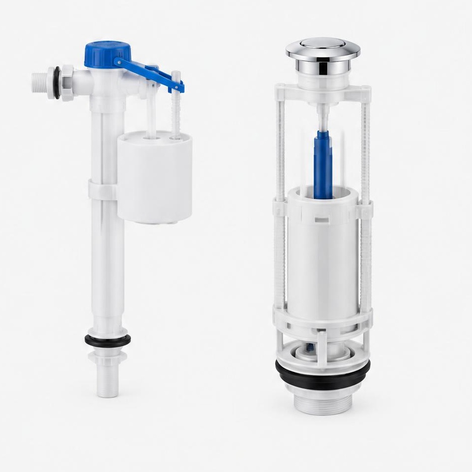 Concealed cistern flush mechanism — illustrative product image