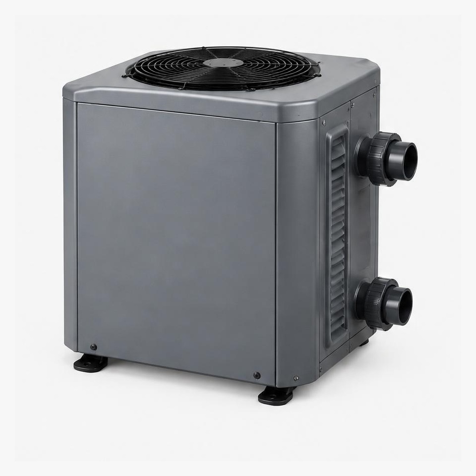 Gas-fired swimming pool heater — illustrative product image