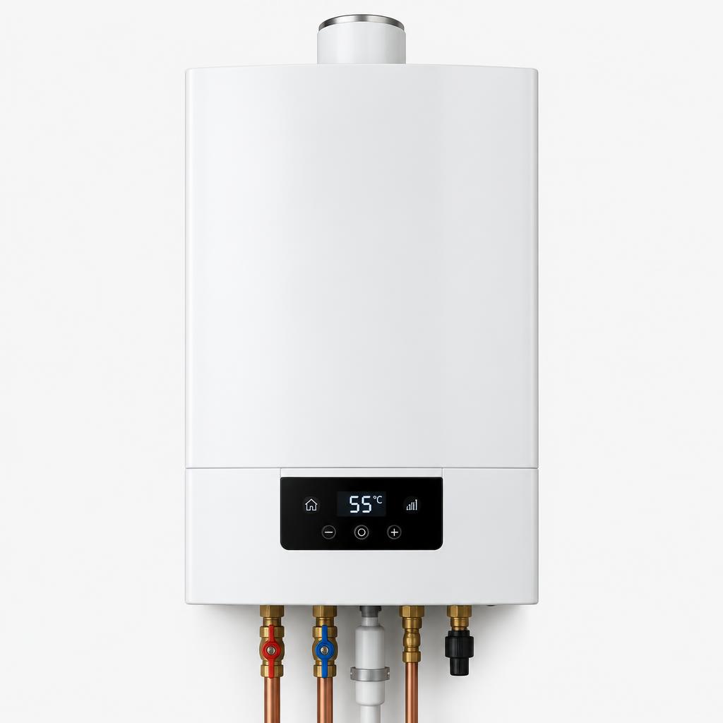 Condensing boiler — illustrative product image