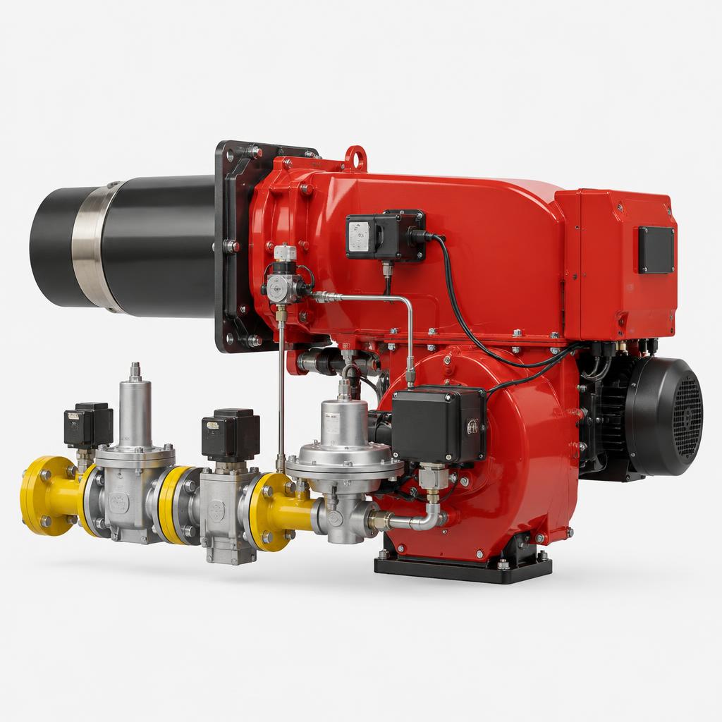 Dual-fuel burner — illustrative product image