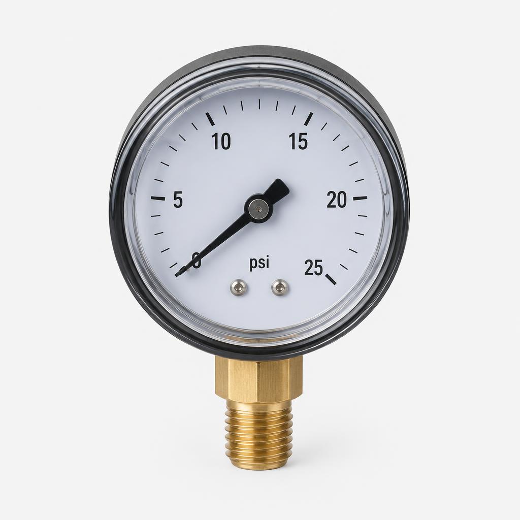 Pool pressure gauge — illustrative product image