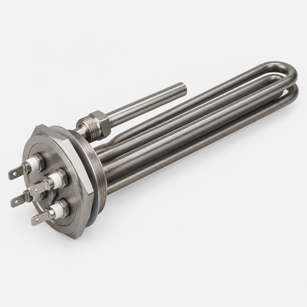 Electric pool heater replacement element — illustrative product image