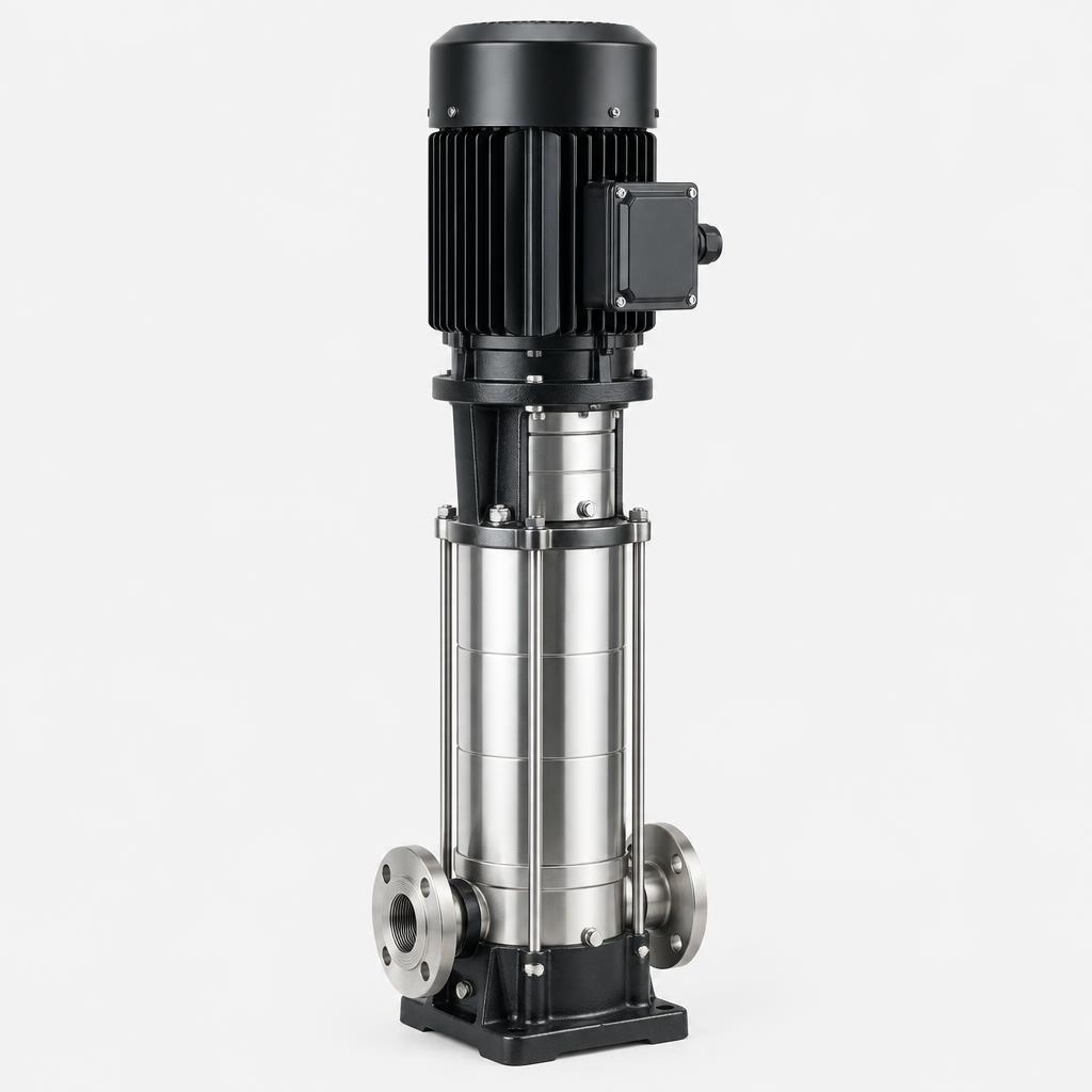 Stainless steel multistage booster pump — illustrative product image