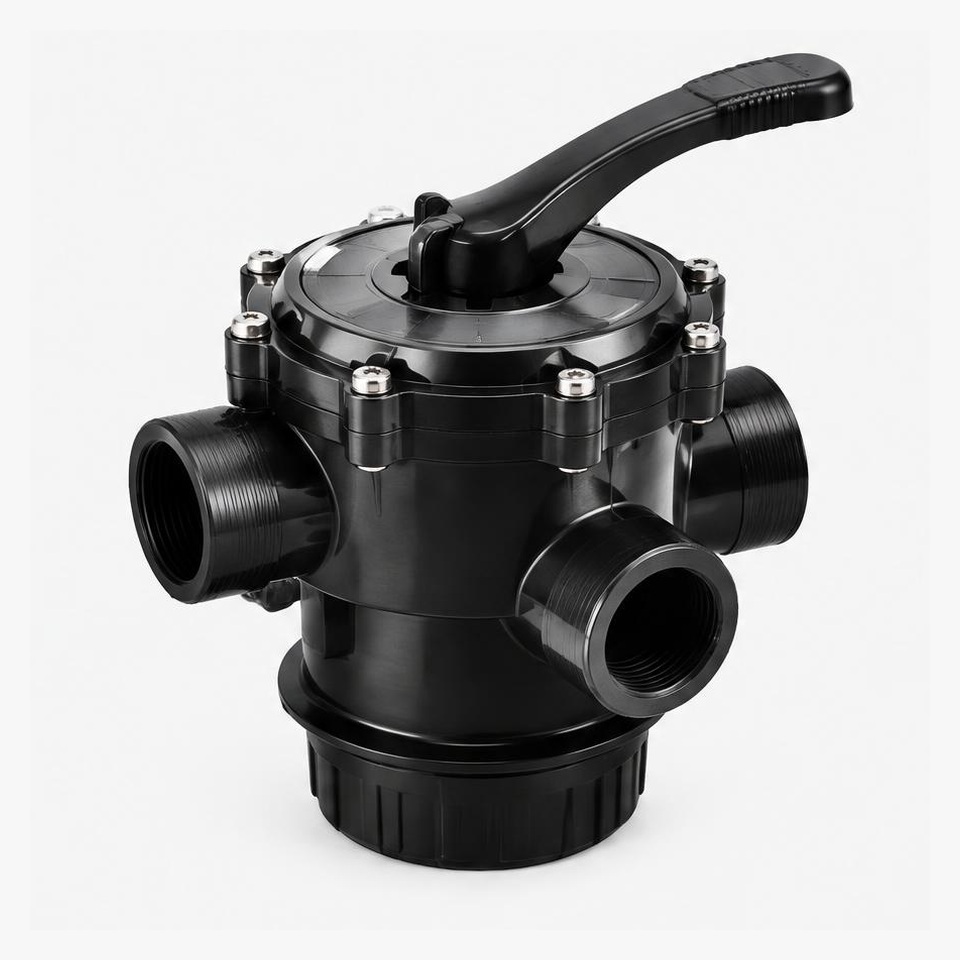 Pool multiport selector valve — illustrative product image