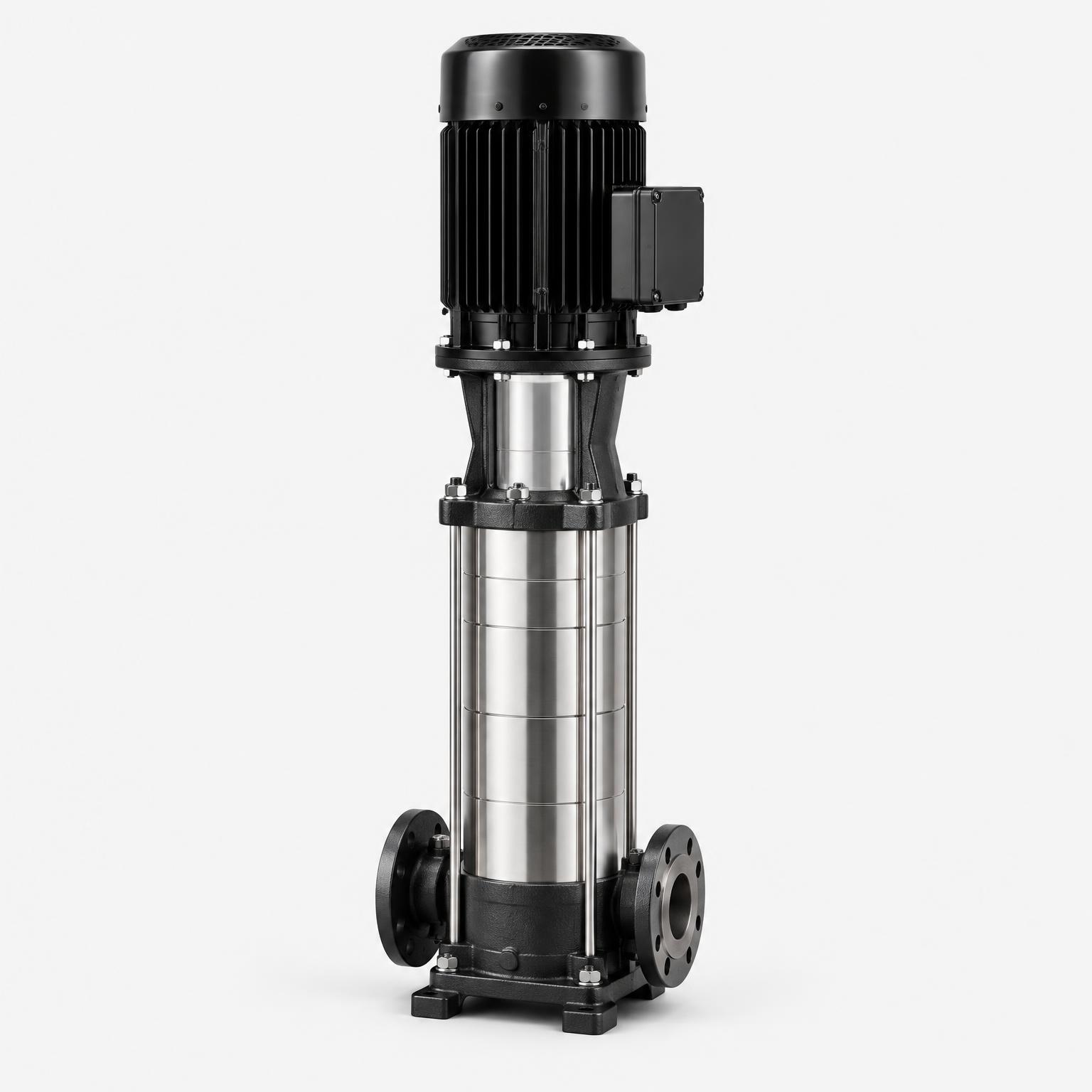 Vertical multistage inline pump — illustrative product image