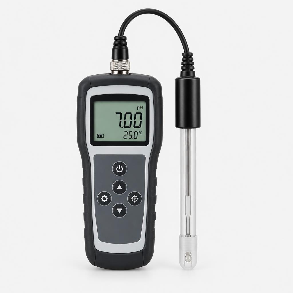 pH test meter — illustrative product image