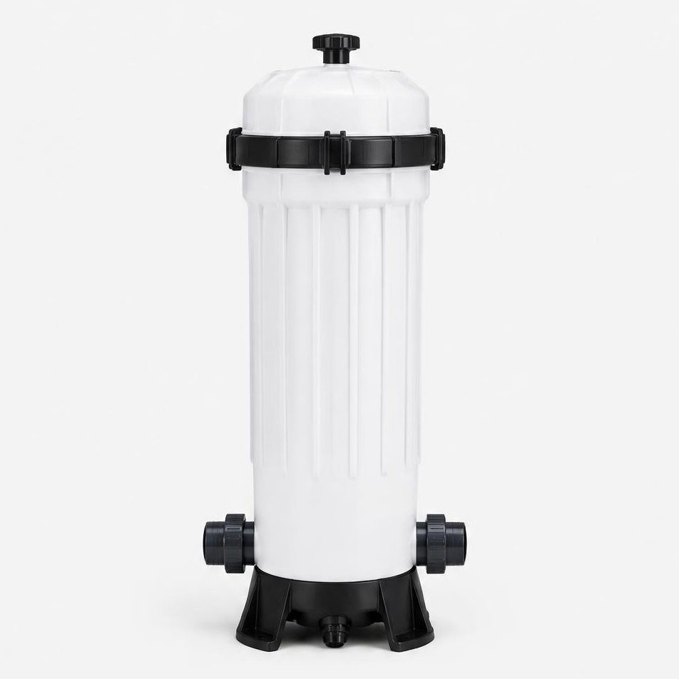 Pool cartridge filter housing complete — illustrative product image