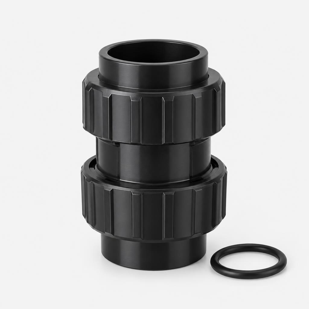 Pool filter union coupling — illustrative product image