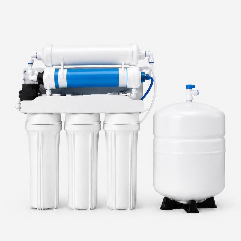 Five-stage reverse osmosis drinking system — illustrative product image