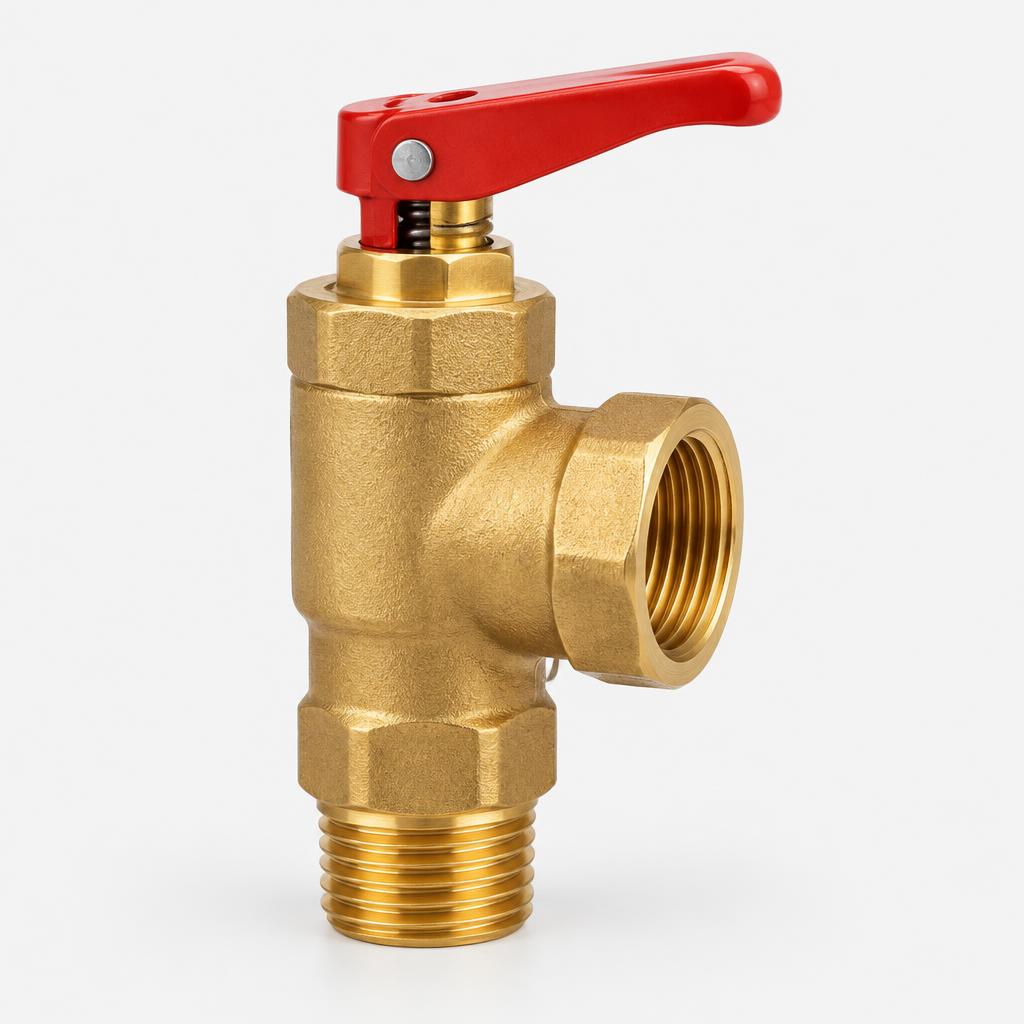 Water heater 6-bar safety valve — illustrative product image