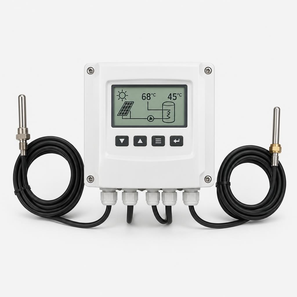 Solar differential temperature controller — illustrative product image