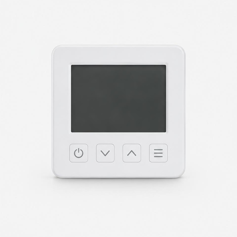 Room heating thermostat — illustrative product image