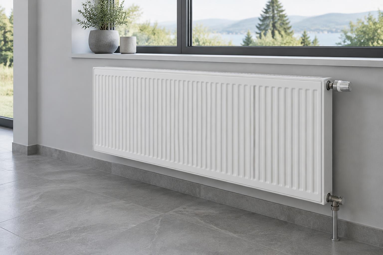 Radiator heating — illustrative system application